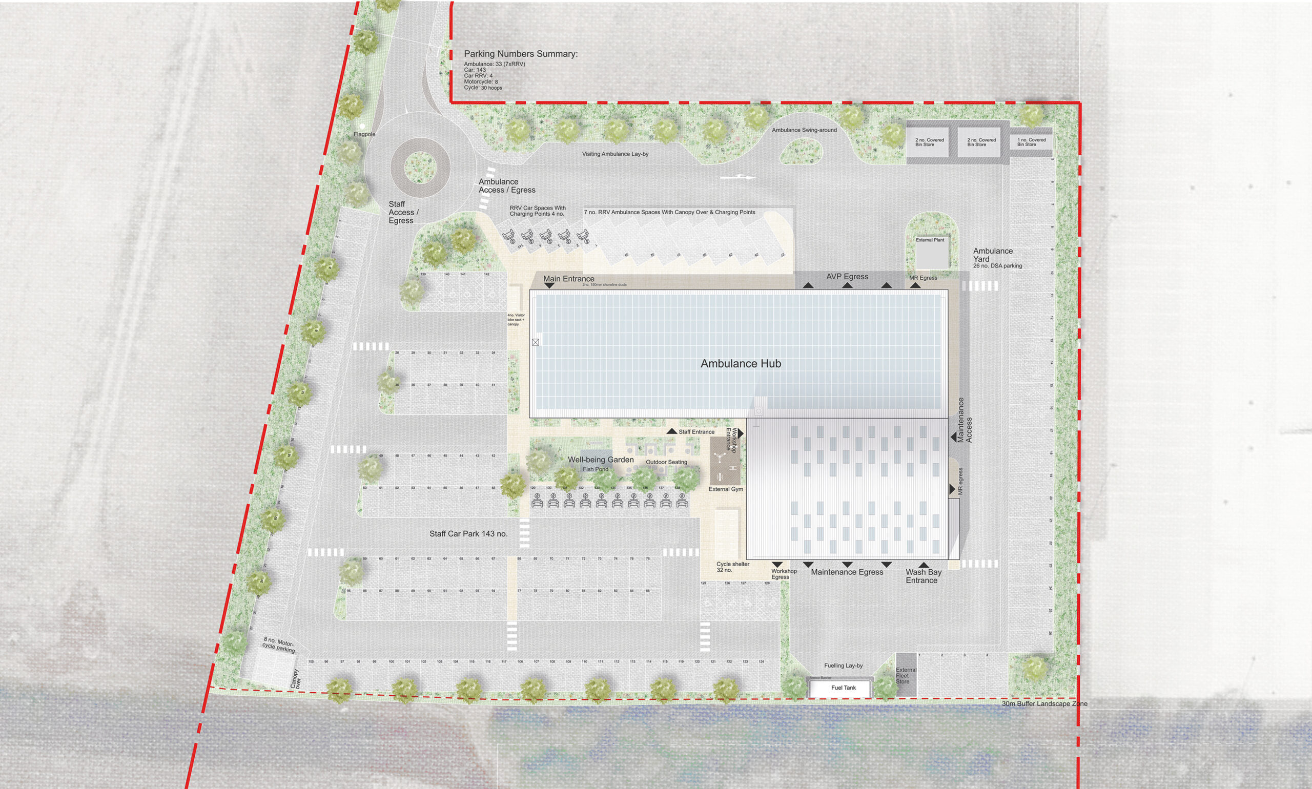 21712–1001-P00-Proposed-Site-Plan-Illustrated-LR