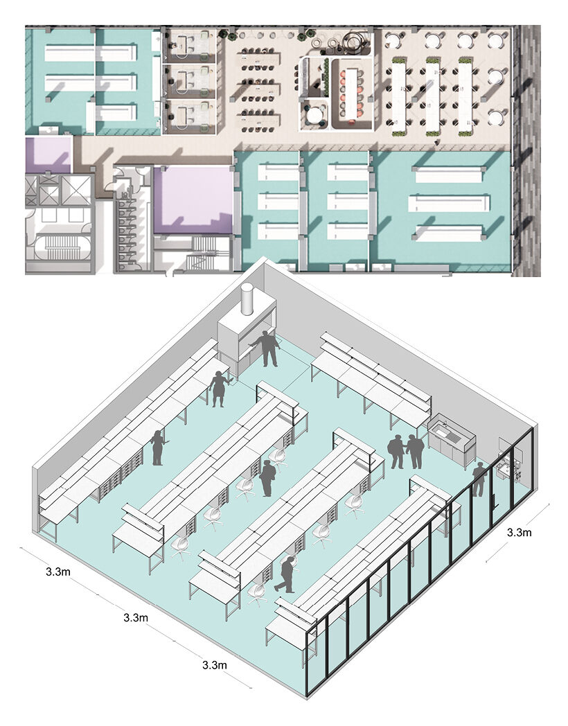 Typical Lab : Write Up Space & Wet Lab Indicative Layout 1048 x 820_06